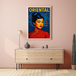 Oriental Elegance Poster