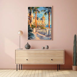 Monaco Monte Carlo Casino Square View Poster