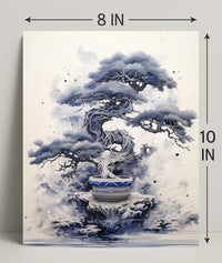 Serene Bonsai Art Poster PosterGoat