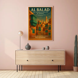 Al Balad The Colorful Old City Of Poster