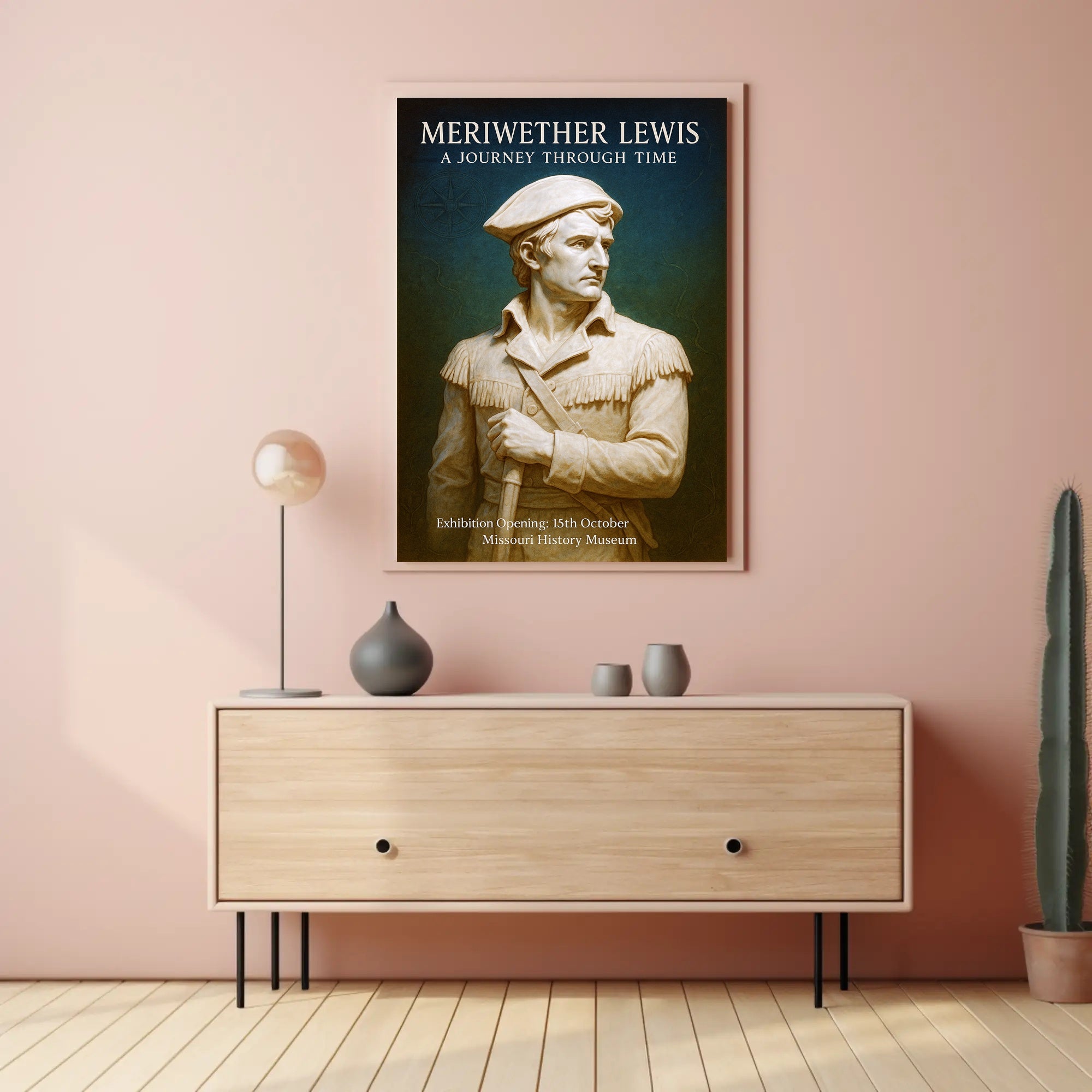Meriwether Lewis A Journey Through Time Poster PosterGoat