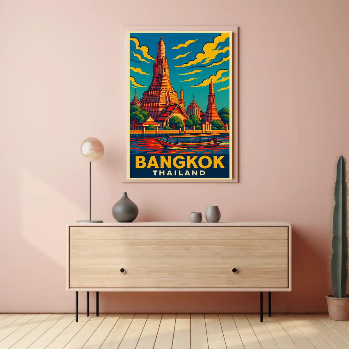 Bangkok Travel Poster