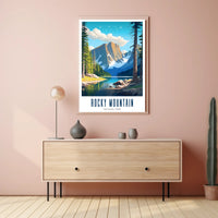 Rocky Mountain National Park Scenic Poster Print