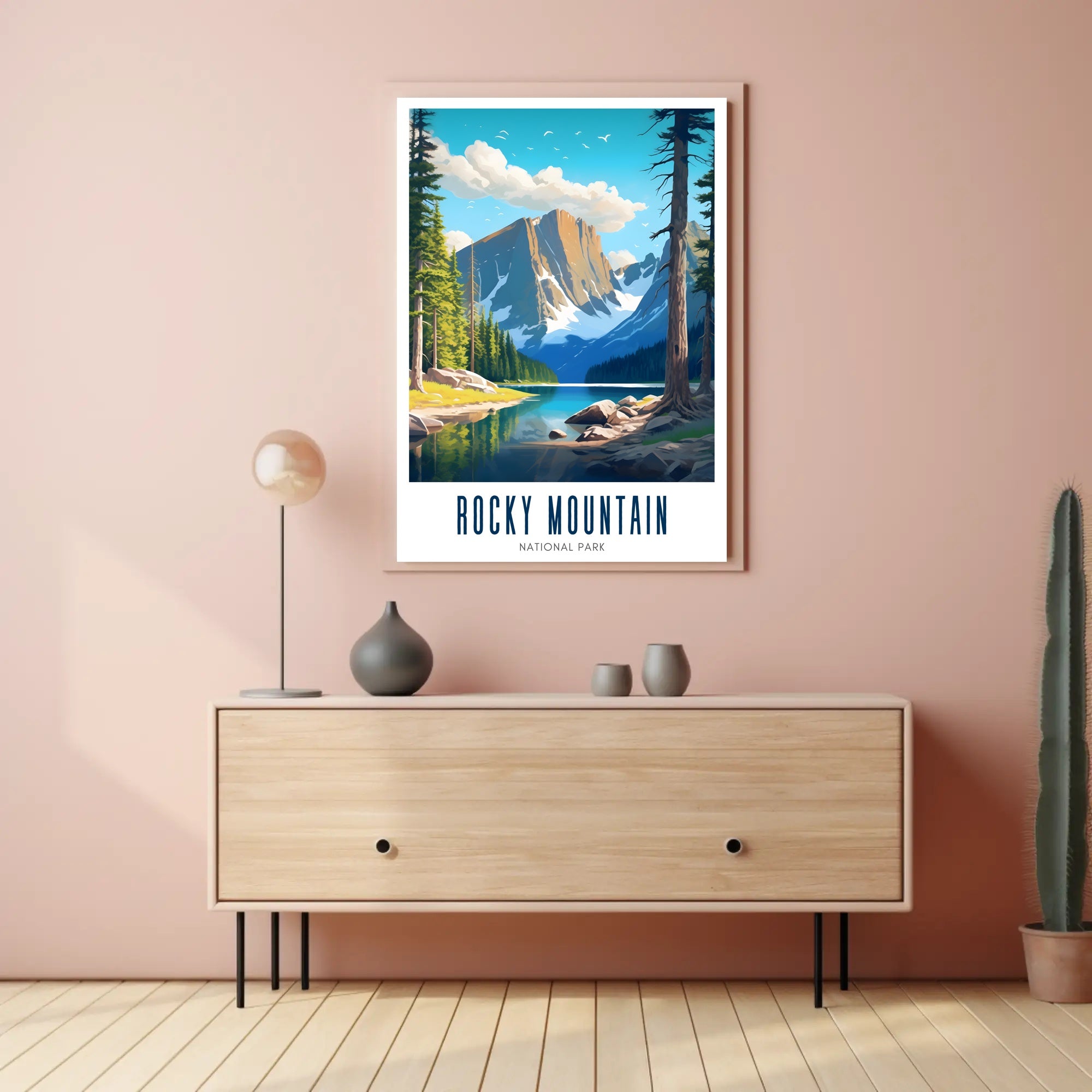 Rocky Mountain National Park Scenic Poster Print