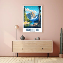 Rocky Mountain National Park Scenic Poster Print
