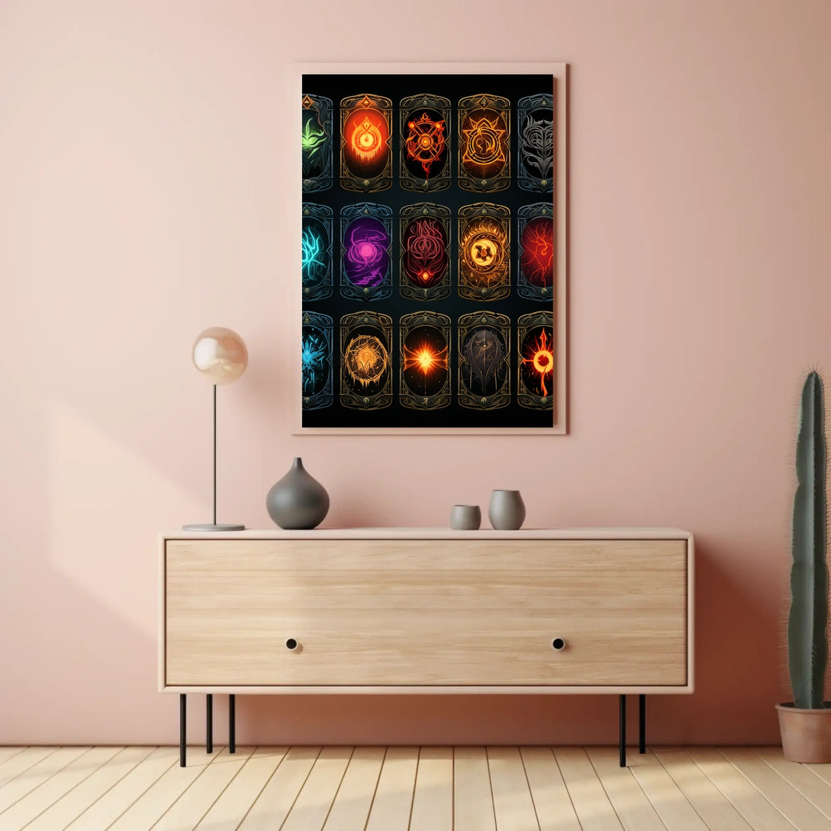 Mystical Symbols Collection Poster