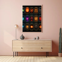 Mystical Symbols Collection Poster