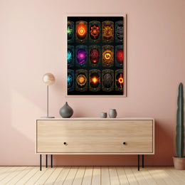 Mystical Symbols Collection Poster