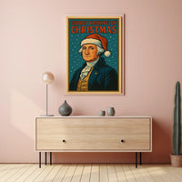 George Washington Christmas Poster