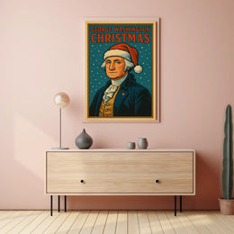 George Washington Christmas Poster