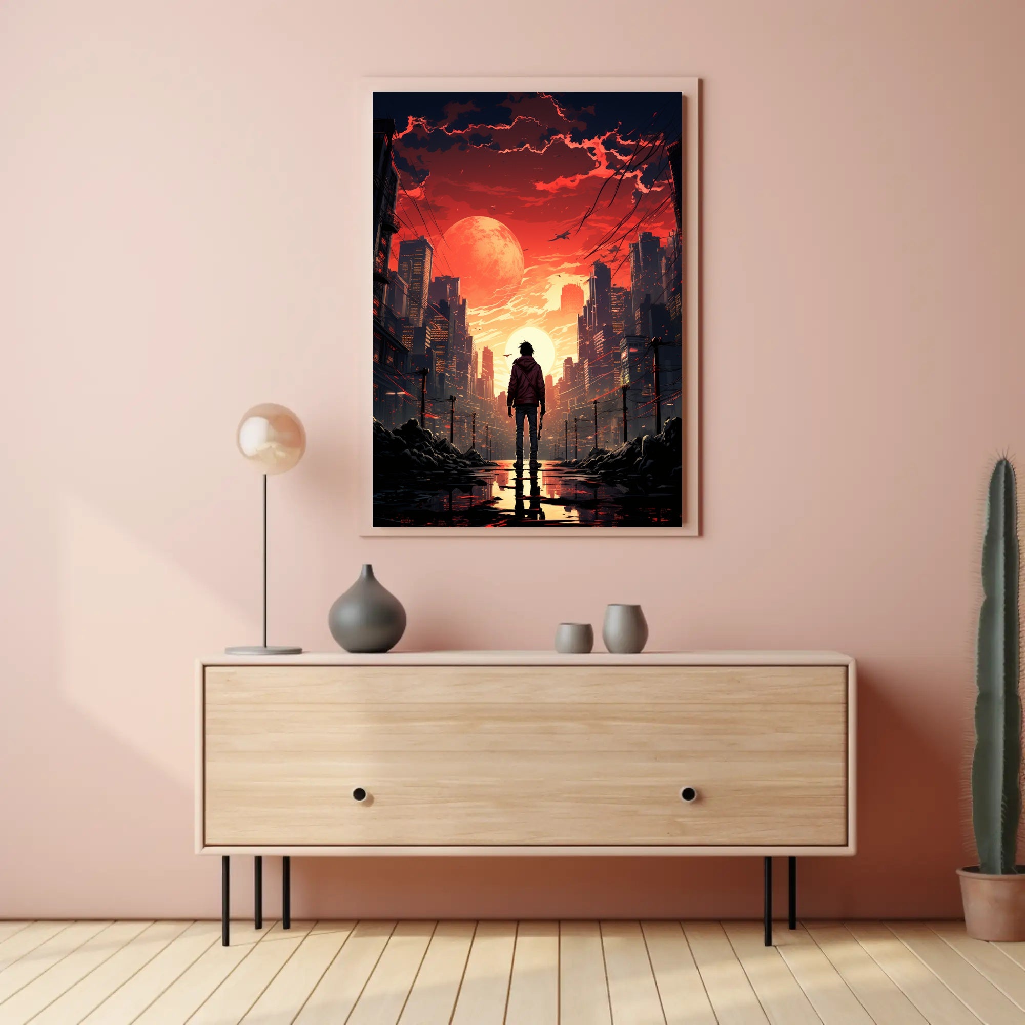 Dystopian Sunset Poster