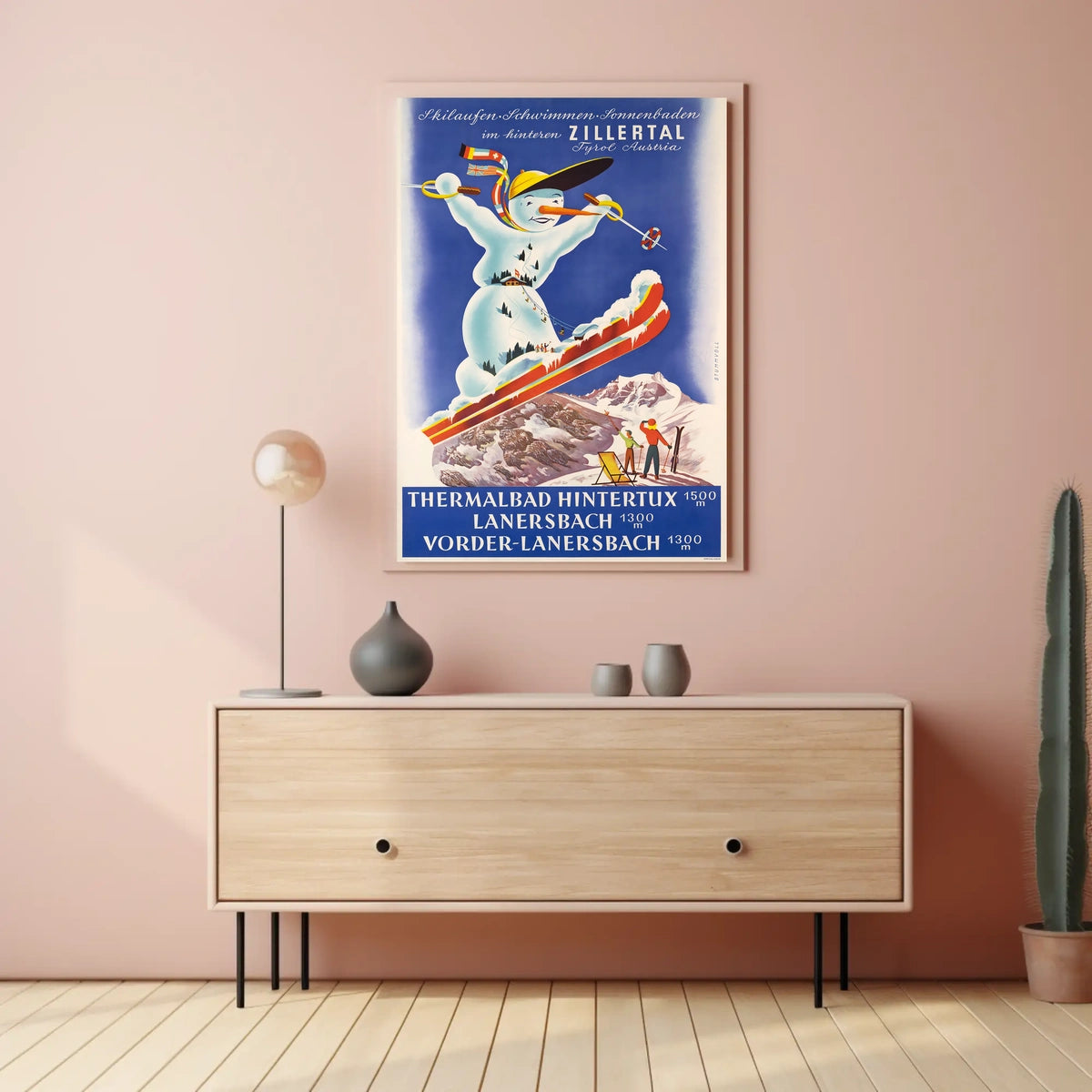 Zillertal Winter Wonderland Poster