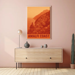 Amalfi Coast Poster 18x24 Coastal Wall Art Print Edition