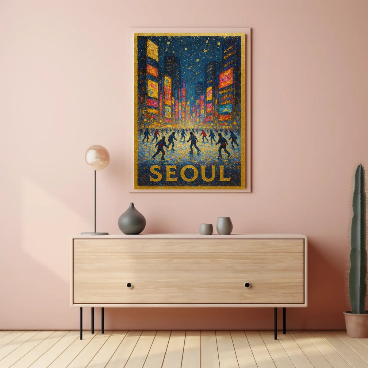 Seoul Nightscape Poster