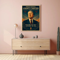 Jimmy Carter Legacy of Service Poster Wall Art PosterGoat