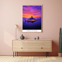 Marlin at Dusk Poster PosterGoat
