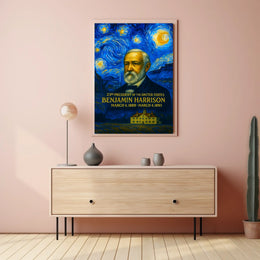 Benjamin Harrison 23rd President of the United States Presidential Masterpiece Series Poster