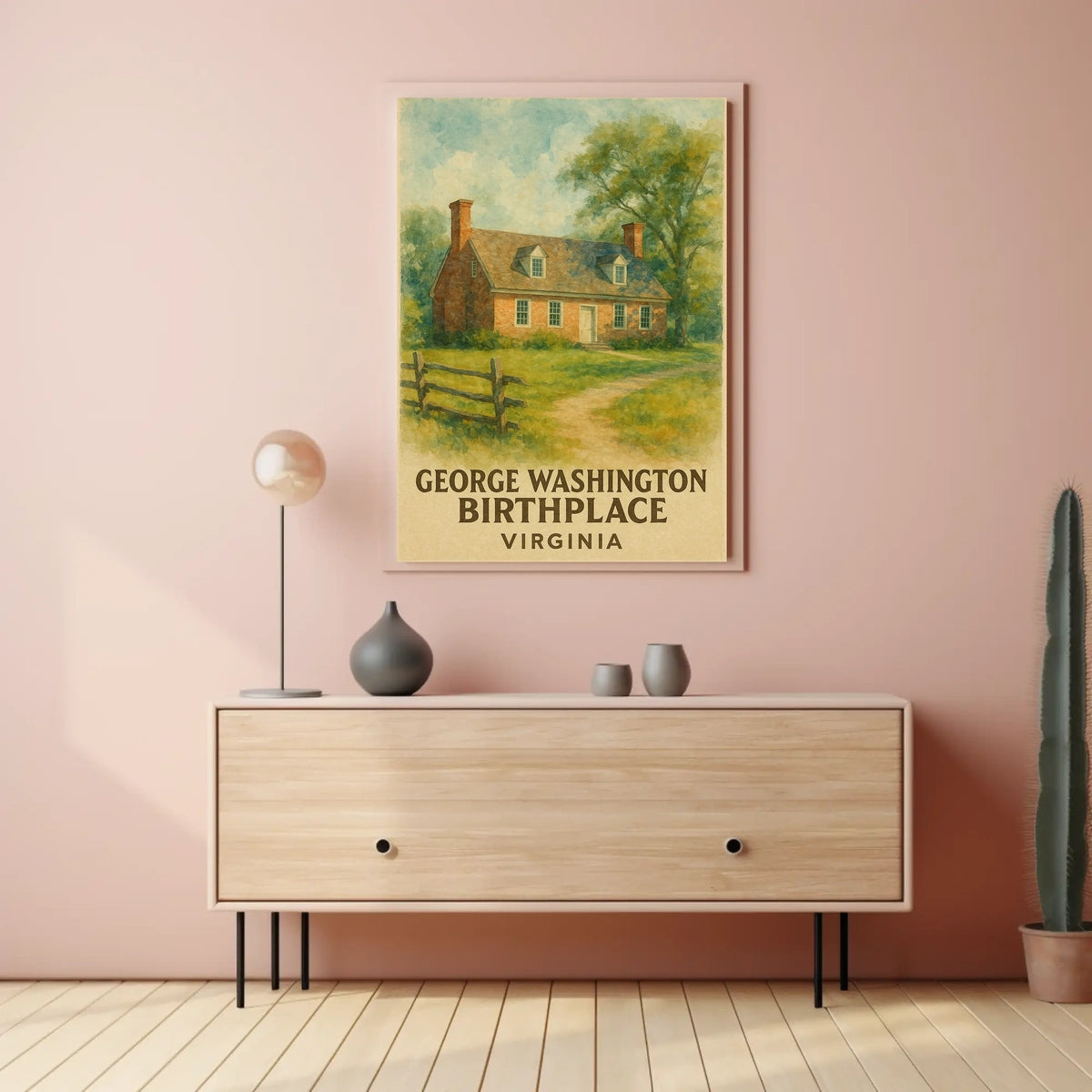 George Washington Birthplace Poster