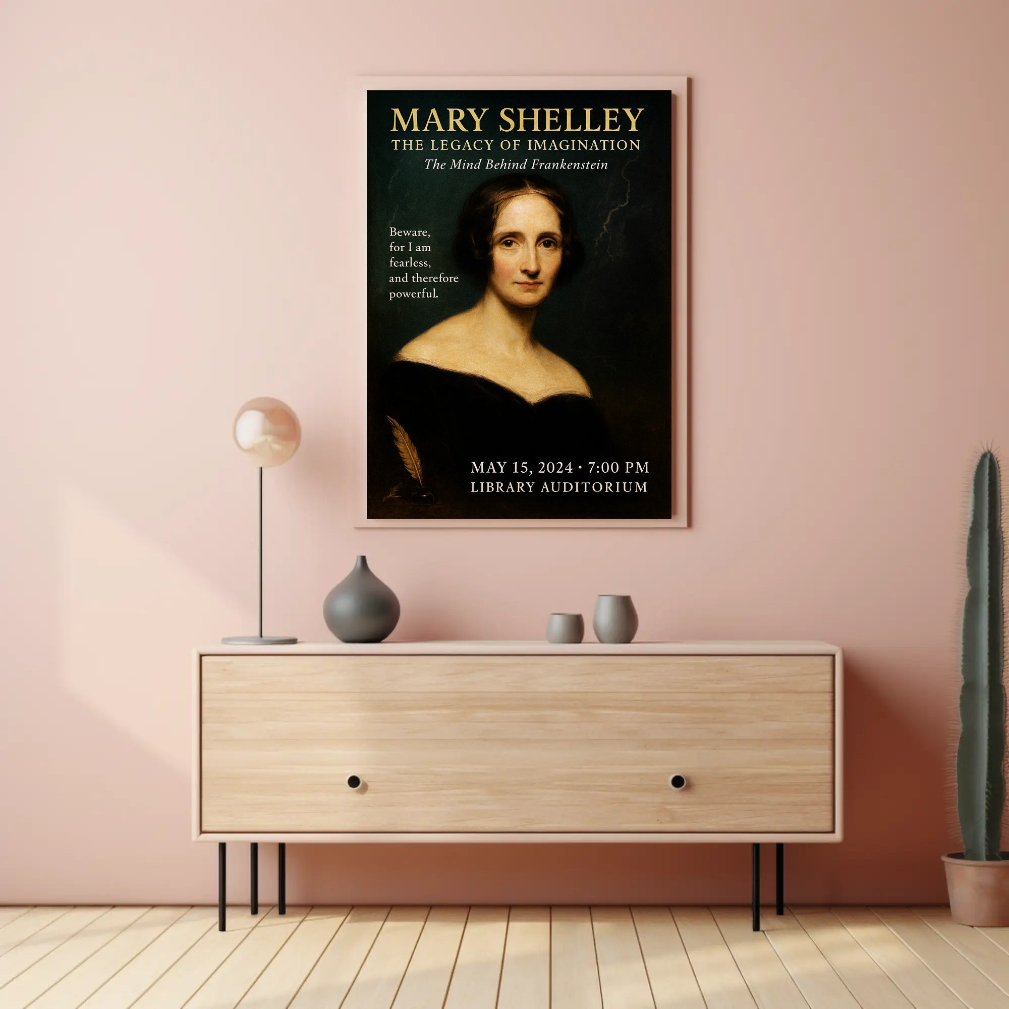 Mary Shelley The Legacy of Imagination Poster PosterGoat