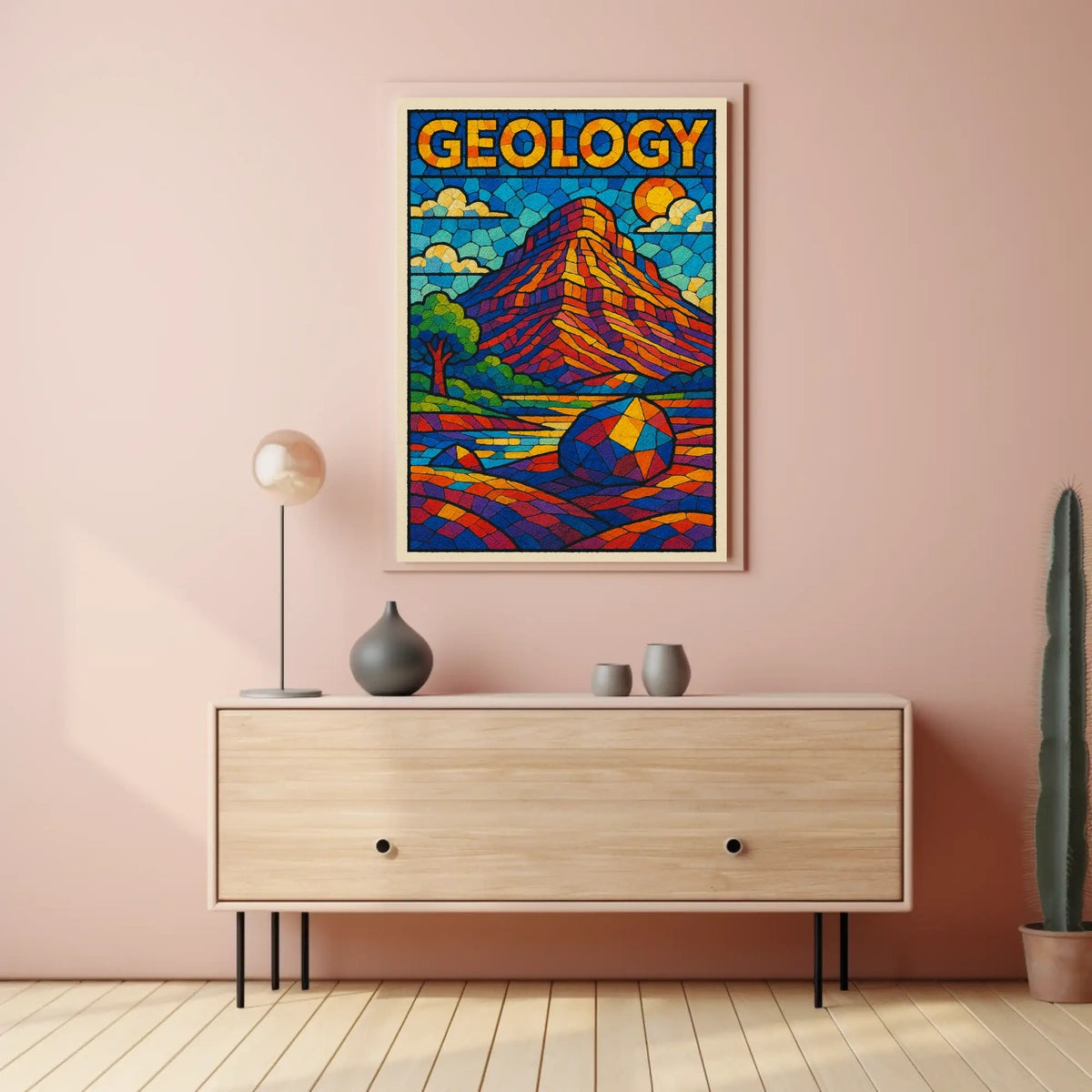 Geology Art Poster