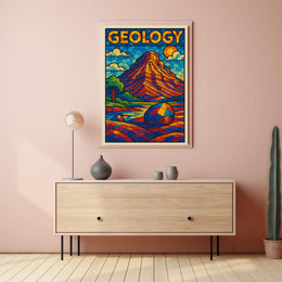 Geology Art Poster