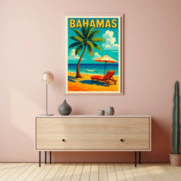 Bahamas Beach Paradise Poster