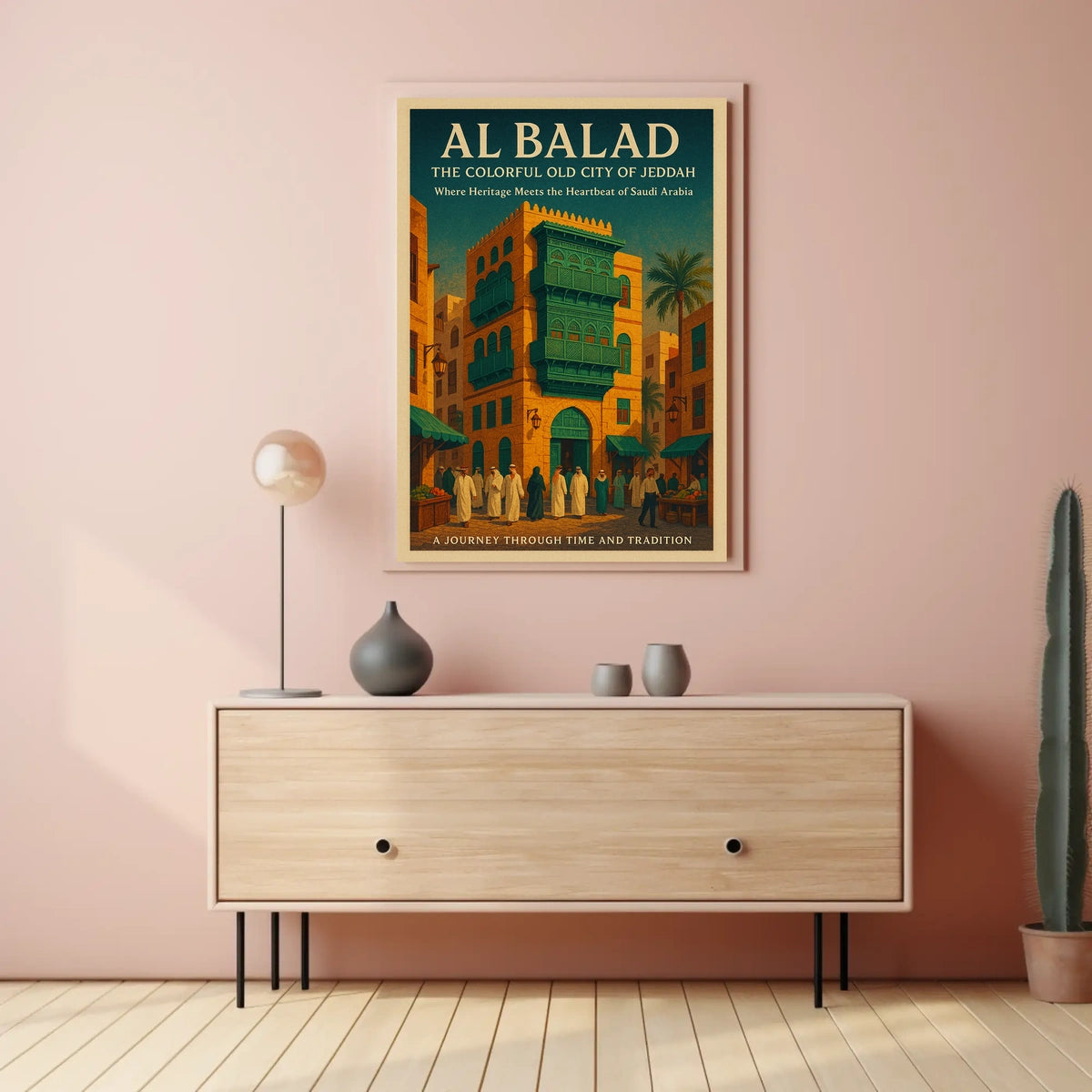 Al Balad The Colorful Old City Of Poster