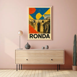 Ronda Bridge Art Poster