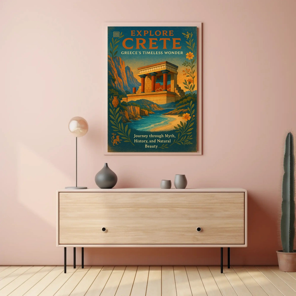 Explore Crete Greeces Timeless Wonder Poster