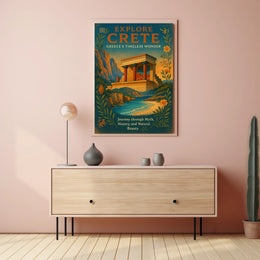 Explore Crete Greeces Timeless Wonder Poster