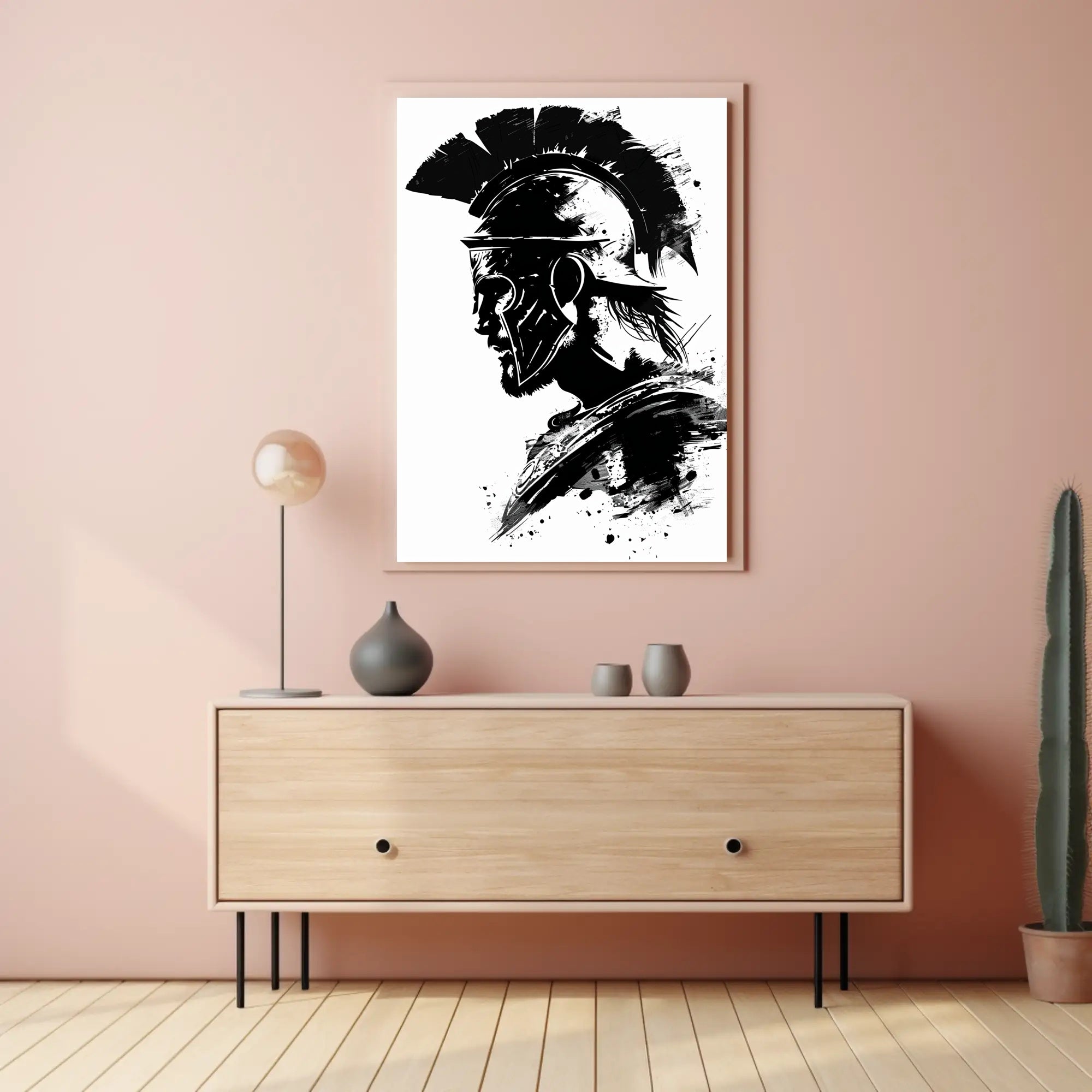 Warrior in Ink Poster PosterGoat