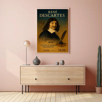 René Descartes Father Of Modern Poster