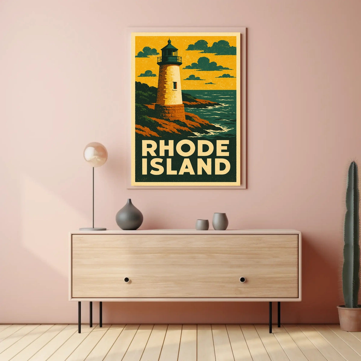 Rhode Island Lighthouse Poster