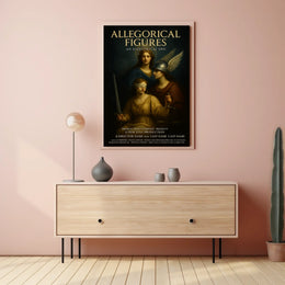 Allegorical Figures Poster