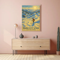 Park City Utah Jupiter Bowl Poster