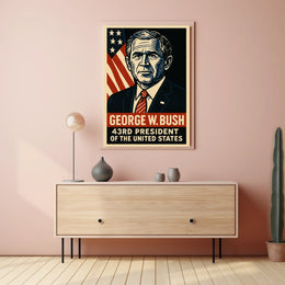 George W. Bush 43Rd President Poster