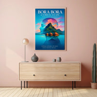 Bora Bora  A Surreal Escape Poster PosterGoat