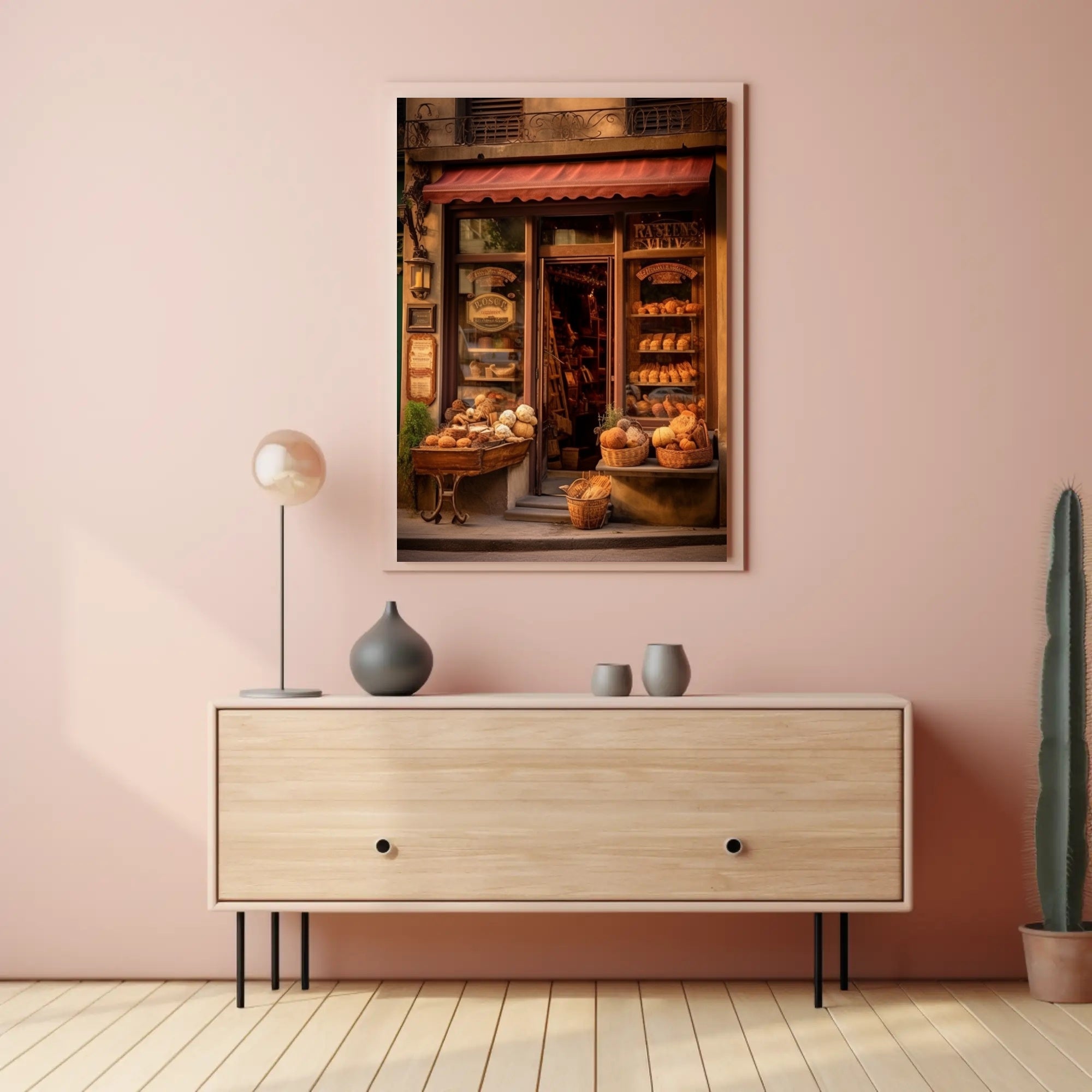 Charming Bakery Facade Poster