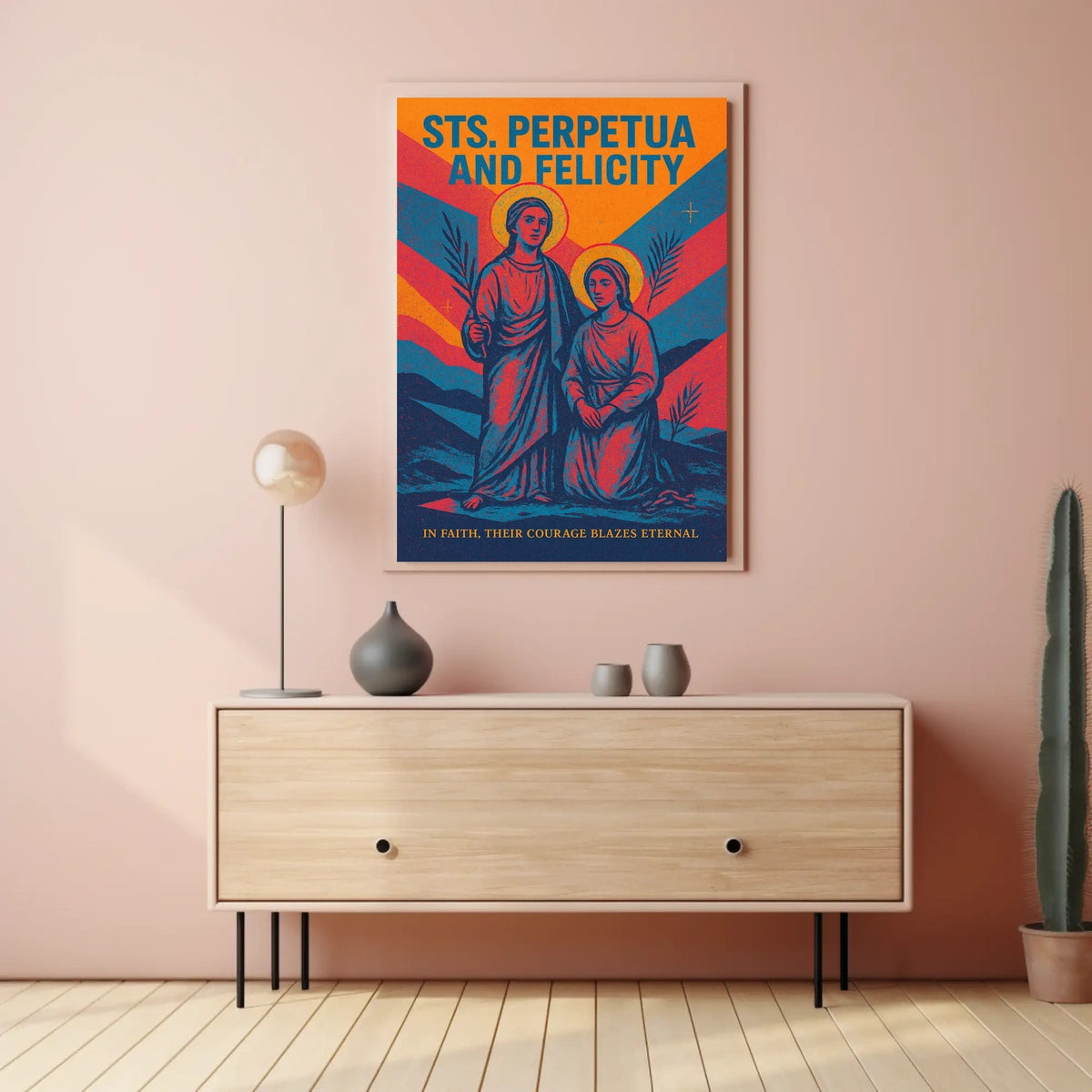 Saints Perpetua and Felicity Poster