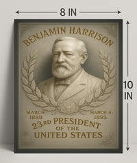 Benjamin Harrison 23rd President Poster PosterGoat