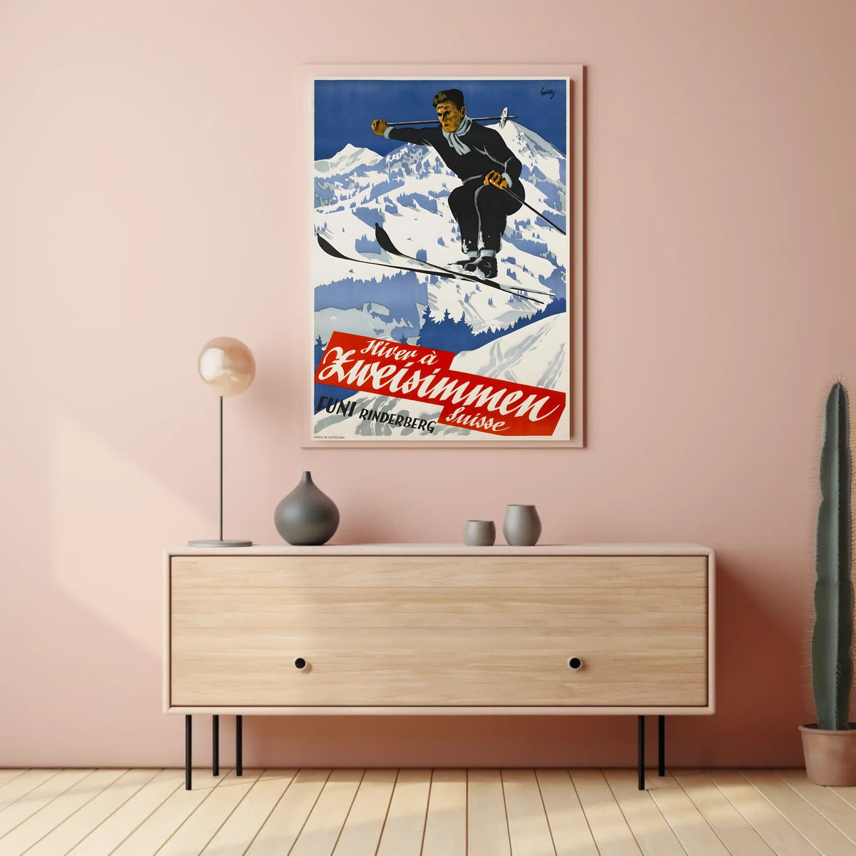 Winter In Zweisimmen Poster