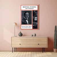 Merton Overing Magic Illusions Early 20th Century Artistic Poster