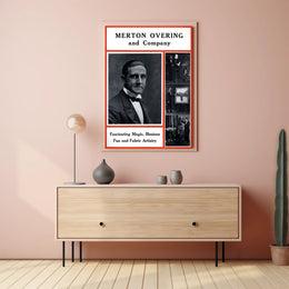Merton Overing Magic Illusions Early 20th Century Artistic Poster