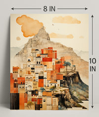 Urban Mountain Dreamscape Poster