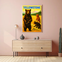 Yellowstone Bears Poster PosterGoat