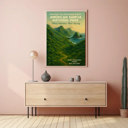 Adventure Meets Serenity Travel Destination Poster