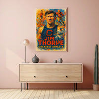 Jim Thorpe Legendary Athlete Poster