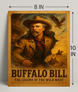 Buffalo Bill Wild West Adventure Poster Wall Art Print