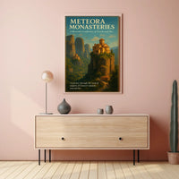 Meteora Monasteries Poster