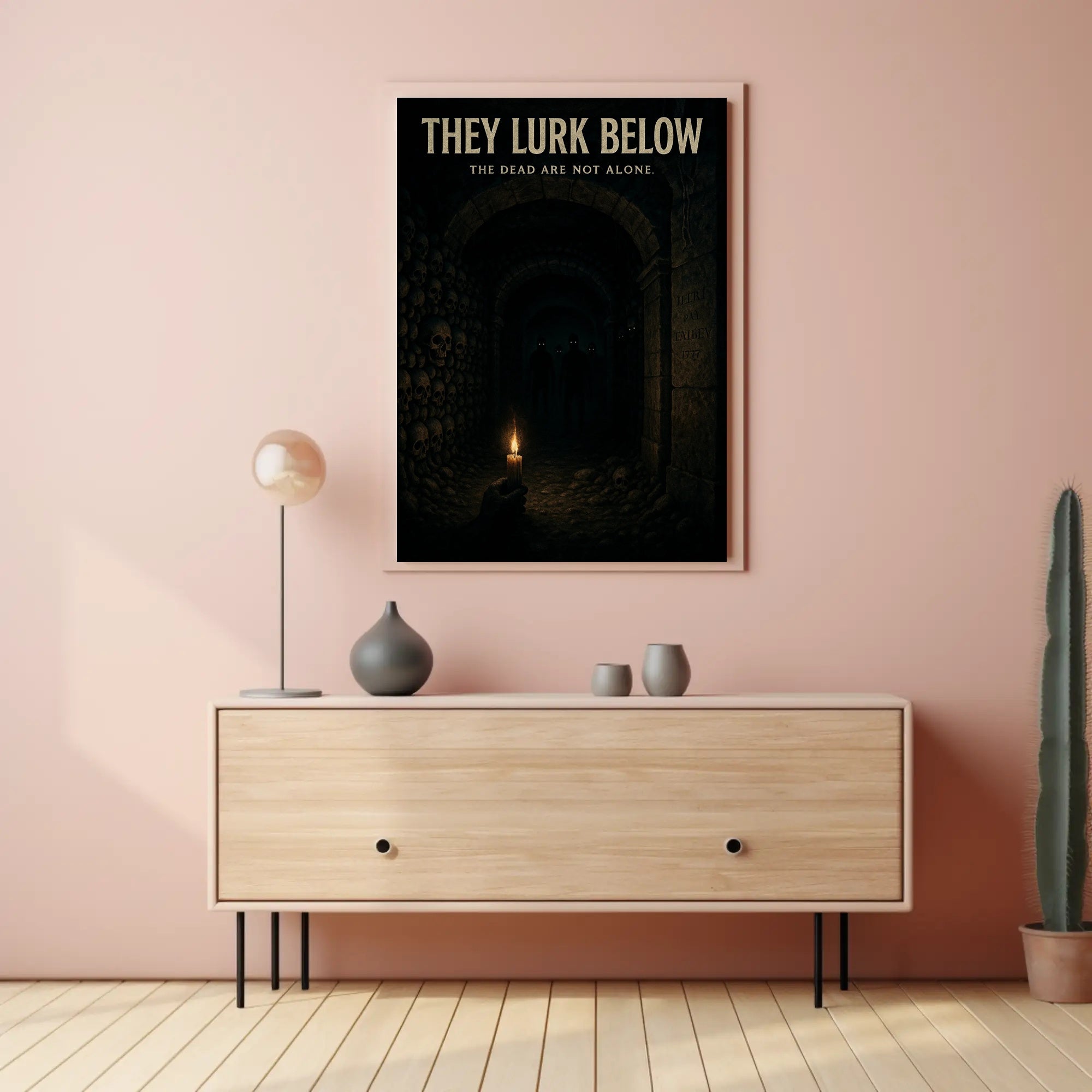 They Lurk Below Eerie Fantasy or Mythology Poster